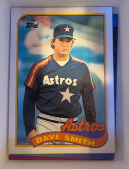 1989 Topps #305 Dave Smith Houston Astros — front