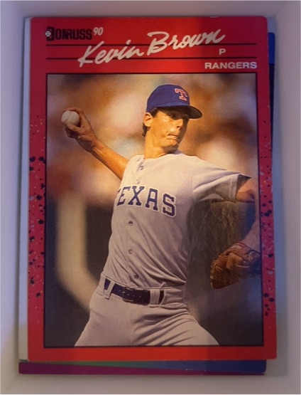 1990 Donruss #343 Kevin Brown — front