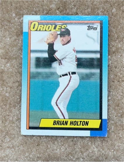 1990 Topps #179 Brian Holton — front