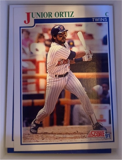 1991 Score #438 Junior Ortiz — front