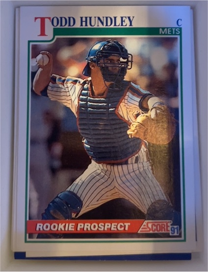 1991 Score #340 Todd Hundley Rookie Prospect — front