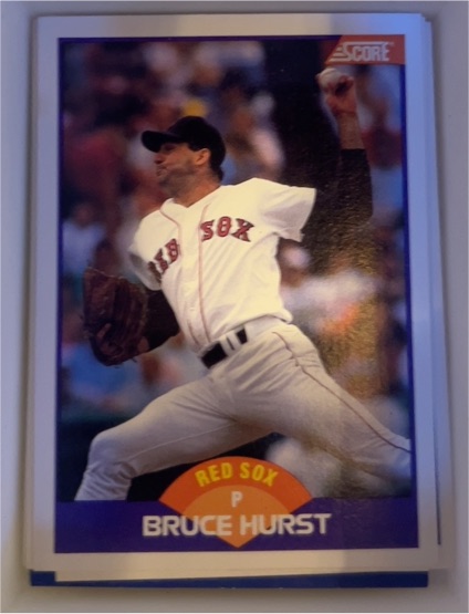 1989 Score #325 Bruce Hurst Boston Red Sox — front