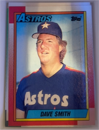 1990 Topps #746 Dave Smith — front