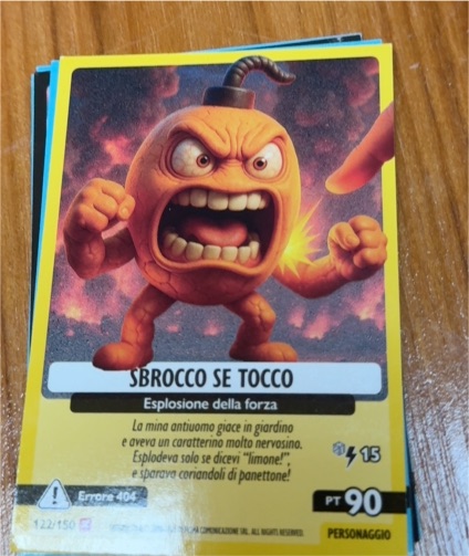 2025 Skifidol Italian Brainrot #122 Sbrocco Se Tocco — front