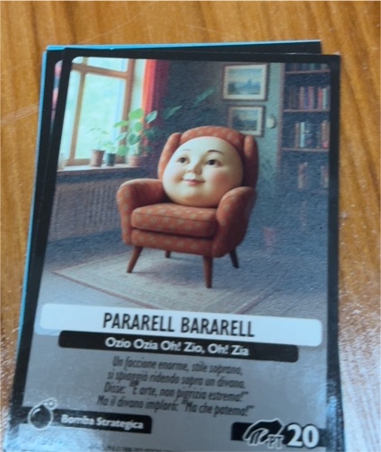 2025 Skifidol Italian Brainrot #24 Pararell Bararell — front