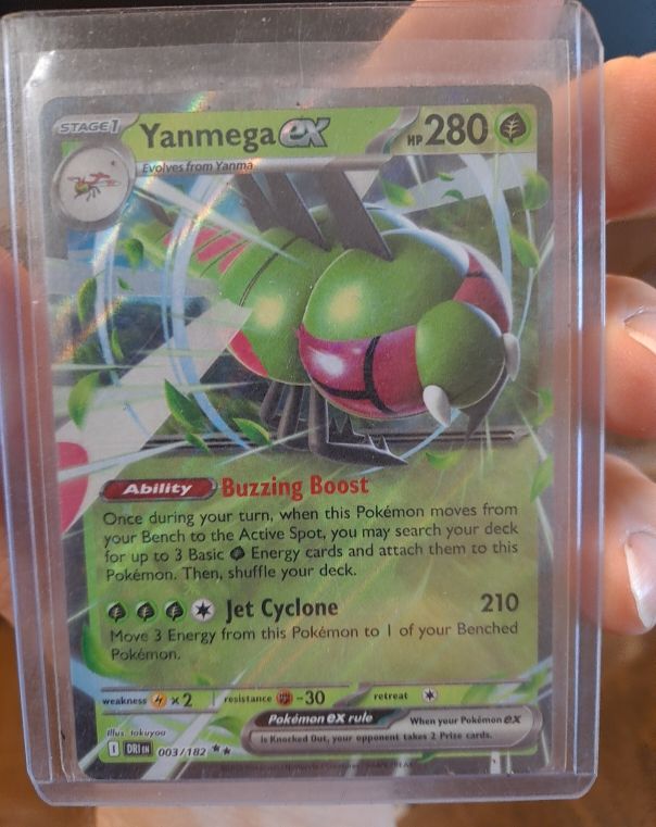 2025 Pokémon TCG SV10: Destined Rivals #003 Yanmega ex — front