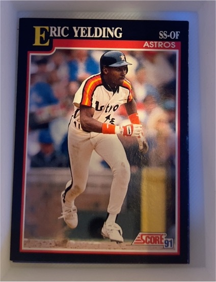 1991 Score #329 Eric Yelding — front