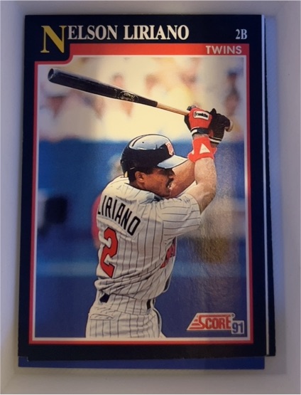 1991 Score #288 Nelson Liriano — front