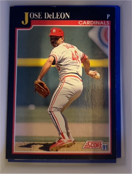 1991 Score #221 Jose DeLeon — front
