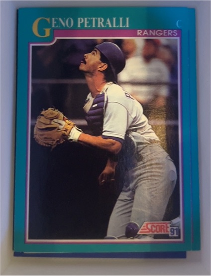 1991 Score #C Geno Petralli — front