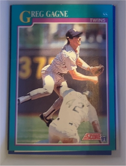 1991 Score #55 Greg Gagne — front
