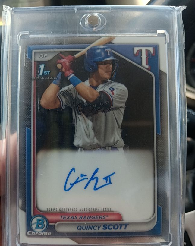 2024 Bowman Chrome #CPA-QS Quincy Scott — front