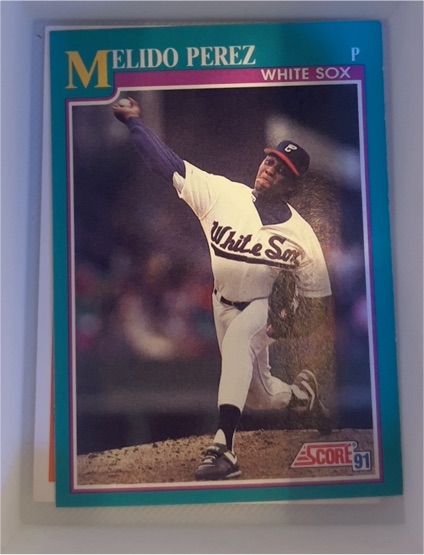 1991 Score #179 Melido Perez — front