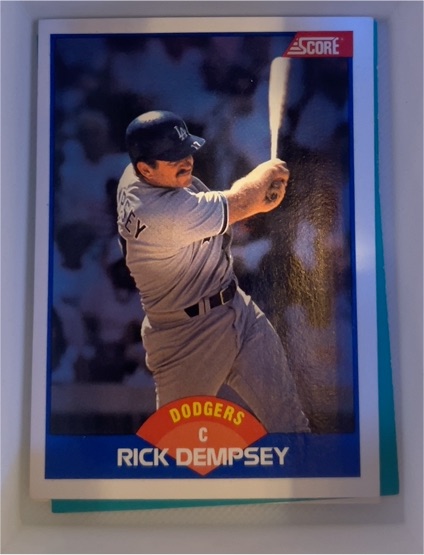 1989 Score #556 Rick Dempsey — front