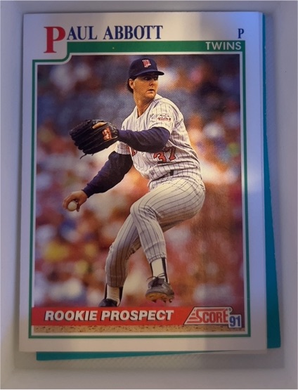 1991 Score #363 Paul Abbott — front
