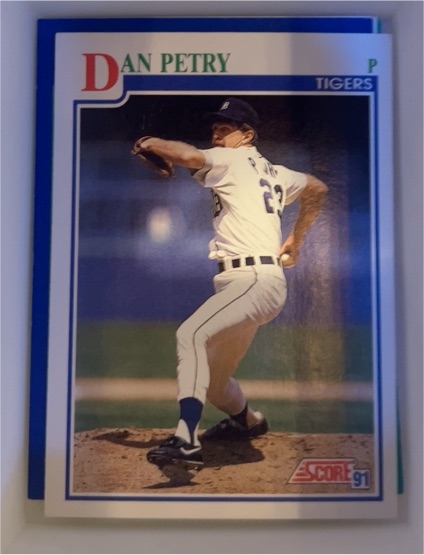 1991 Score #434 Dan Petry — front
