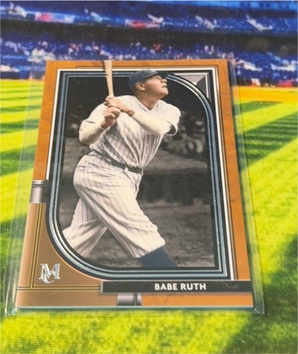 2021 Topps Museum Collection #21 Babe Ruth — front