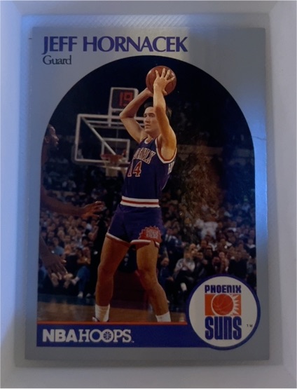 1990 NBA Hoops #236 Jeff Hornacek — front
