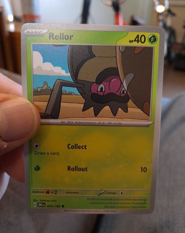 2023 Pokémon Scarlet & Violet Destined Rivals #024 Rellor — front