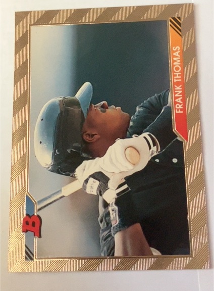 1992 Bowman #551 Frank Thomas Gold Foil — front