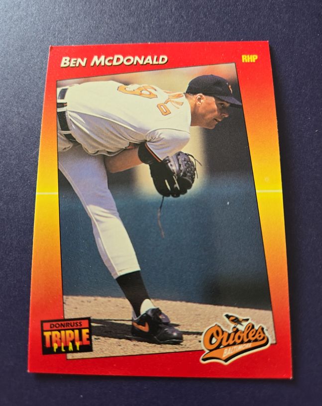 1992 Donruss Triple Play #105 Ben McDonald — front