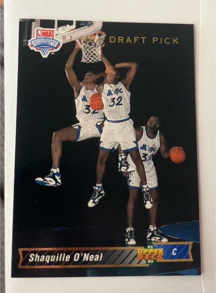 1992-93 Upper Deck #1b Shaquille O'Neal Rookie Card — front
