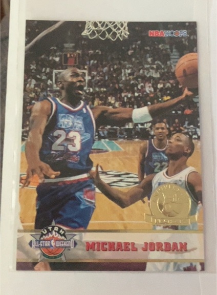 1993-94 NBA Hoops #257 Michael Jordan — front