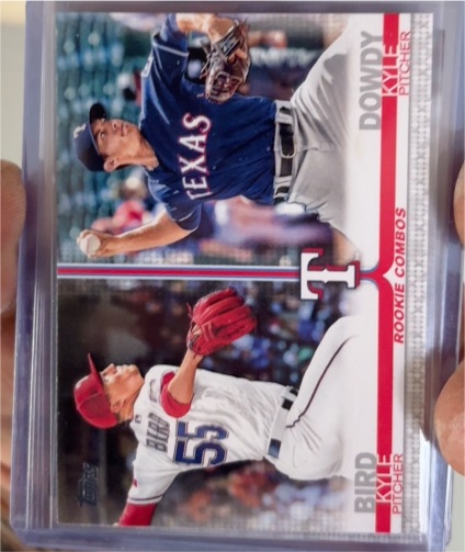 2019 Topps Update #US183 Kyle Dowdy / Kyle Bird Rookie Combos — front