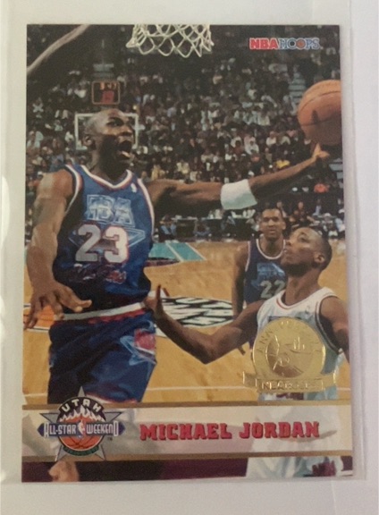 1993 NBA Hoops #257 Michael Jordan — front