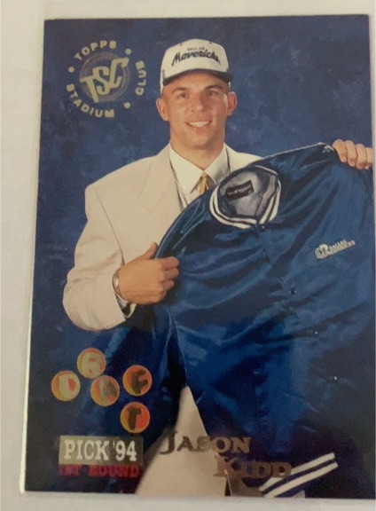 1994-95 Topps Stadium Club #172 Jason Kidd — front