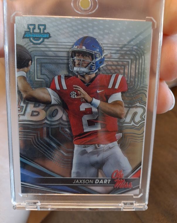 2022 Bowman's Best University #96 Jaxson Dart — front