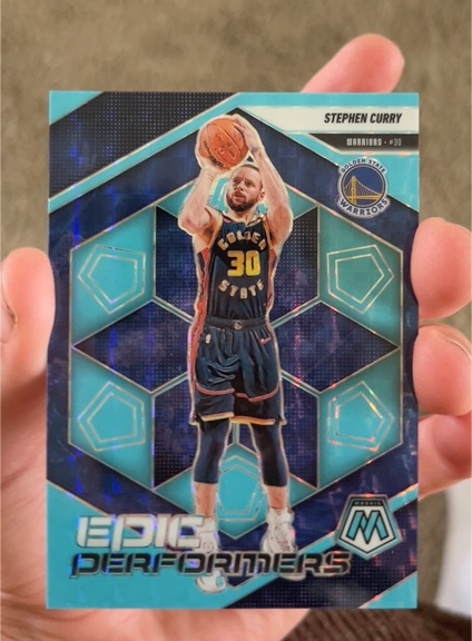 2024-25 Panini Mosaic #3 Stephen Curry Epic Performers — front