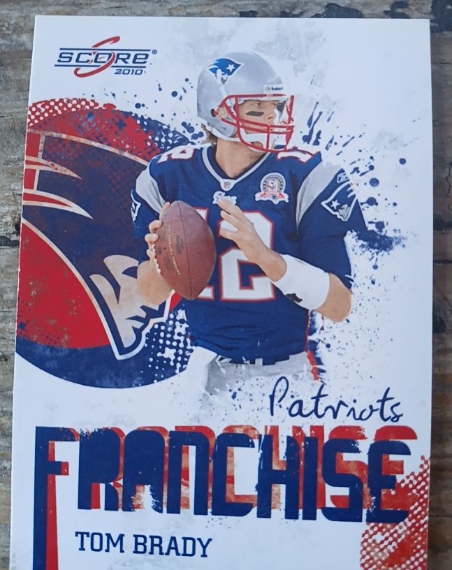 2010 Score #17 Tom Brady Franchise — front