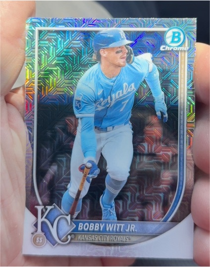 2025 Bowman Chrome #7 Bobby Witt Jr. — front