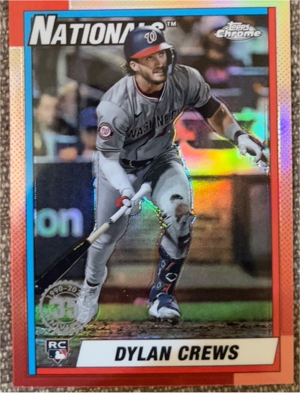 2025 Topps Chrome #90CB-16 Dylan Crews — front