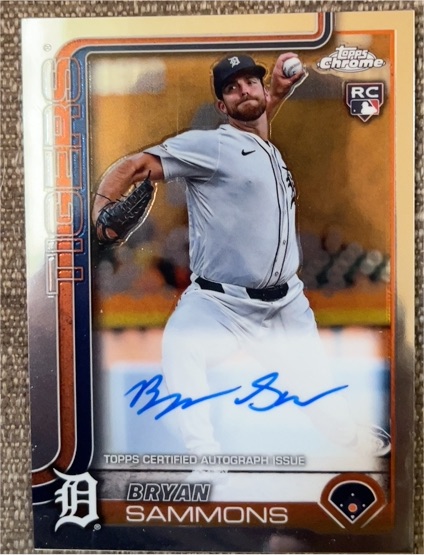 2025 Topps Chrome #RA-BSA Bryan Sammons — front