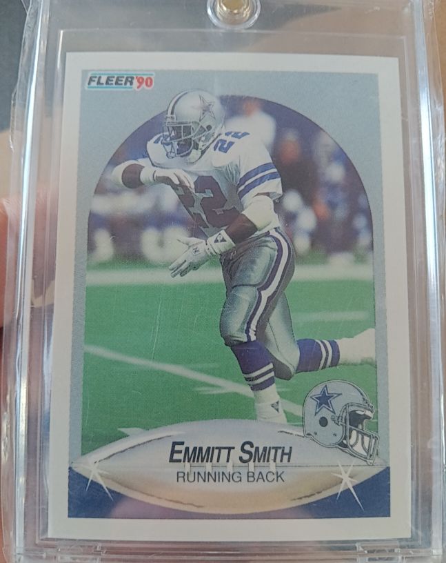 1990 Fleer Update #U-40 Emmitt Smith — front