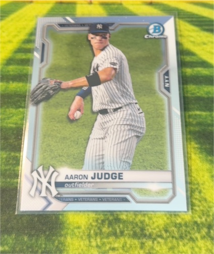 2021 Bowman Chrome #25 Aaron Judge — front