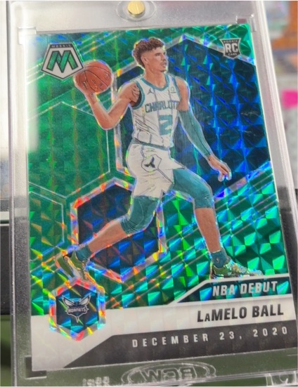 2020-21 Panini Mosaic #262 LaMelo Ball NBA Debut — front