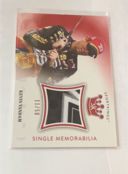 2023 Sportkings Single Memorabilia #SM-KV Kevin VanDam — front