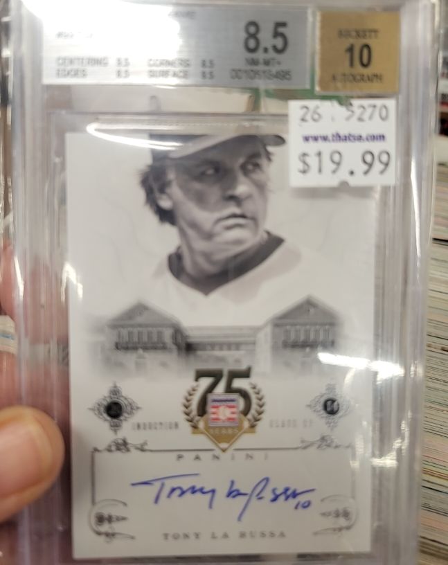 2014 Panini Hall of Fame #93 Tony La Russa — front