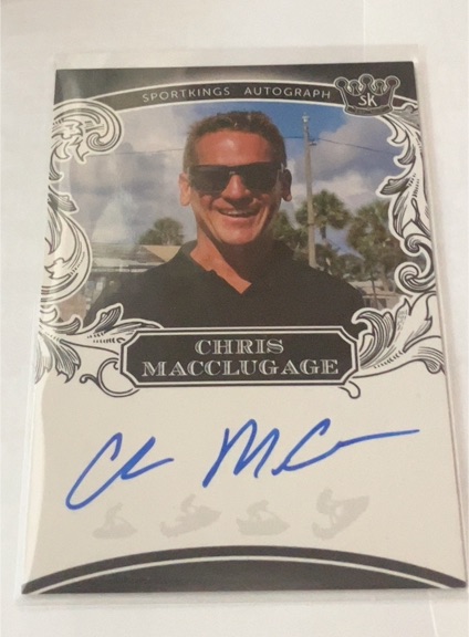 2018 Sage Sportkings Autographs #A16 Chris Macclugage — front