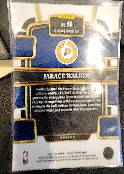 2023 Panini Select #66 Jarace Walker — back