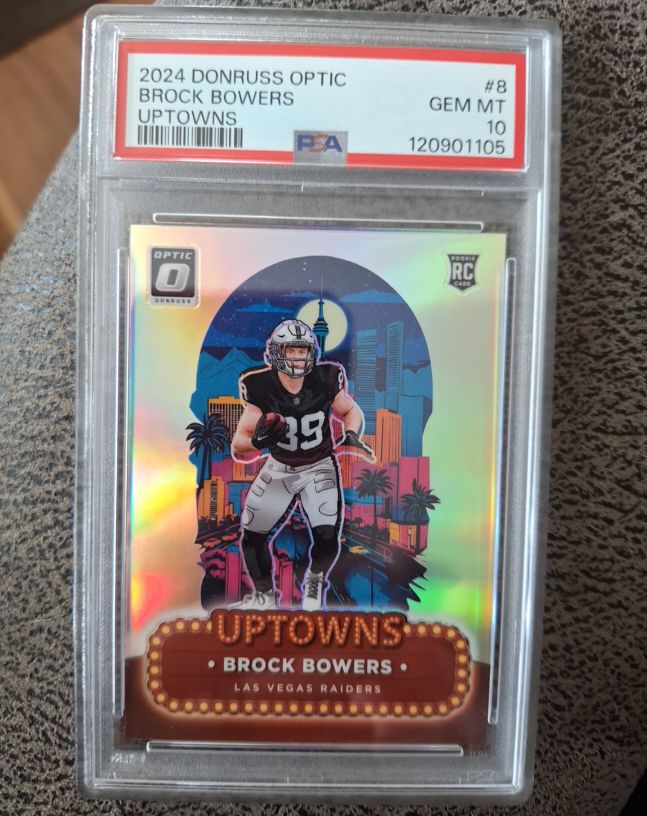 2024 Donruss Optic Uptowns #8 Brock Bowers — front