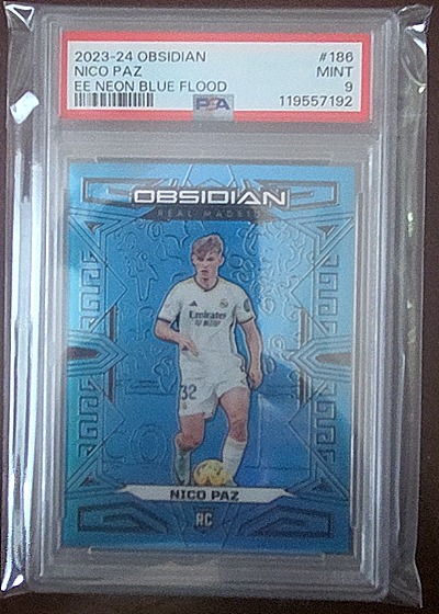 2023-24 Panini Obsidian #186 Nico Paz — front