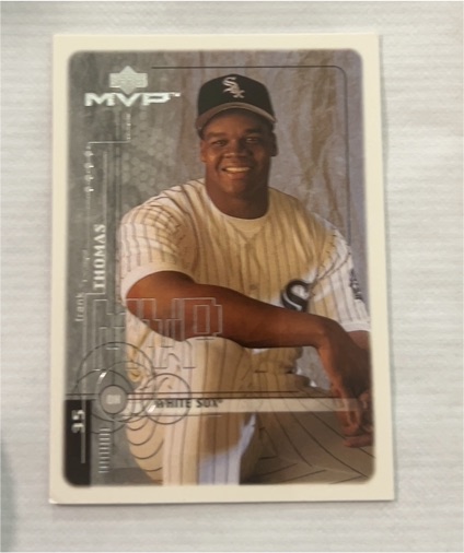 1999 Upper Deck MVP Silver Script #45 Frank Thomas — front