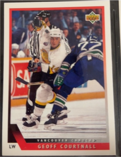 1993-94 Upper Deck #114 Geoff Courtnall — front