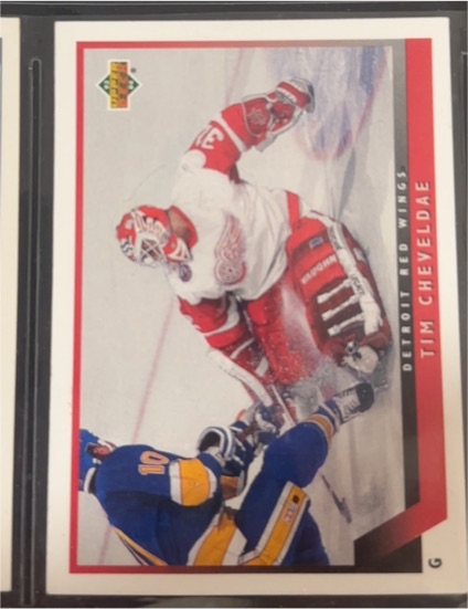 1993-94 Upper Deck #9 Tim Cheveldae — front