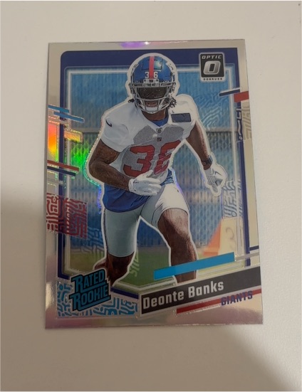 2023 Panini Donruss #376 Deonte Banks Rated Rookie — front