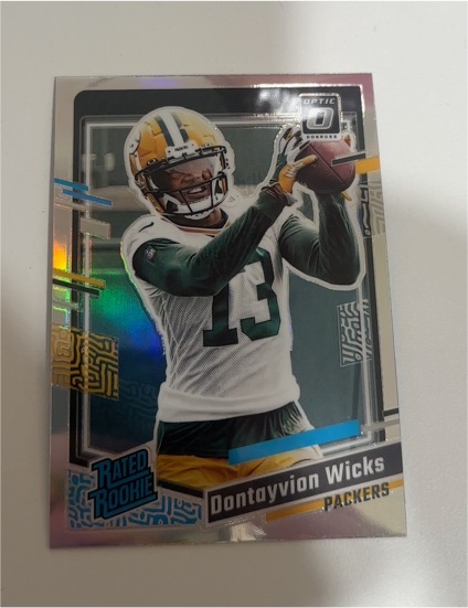 2023 Donruss #333 Dontayvion Wicks — front